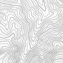 Load image into Gallery viewer, Close look at Beaver Creek's topographic map art. Clean lines give it a modern and minimalist style.