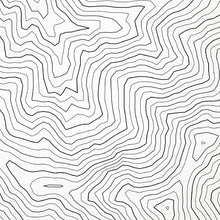 Load image into Gallery viewer, Zoomed in view of Boundary Peak, Nevada poster with a topographic map.