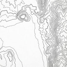 Load image into Gallery viewer, Close up of Butte, Montana decorative map.