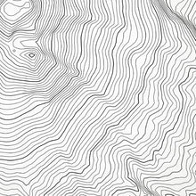 Load image into Gallery viewer, Close-up of black labels and contour lines for Mount Baker, Washington poster with map art.