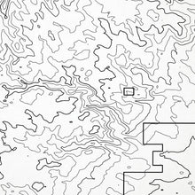 Load image into Gallery viewer, Close up of Wind Cave National Park decorative map.
