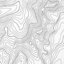 Load image into Gallery viewer, Zoomed in view of Arapahoe Basin, Colorado poster with a topographic map.
