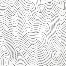 Load image into Gallery viewer, Close-up of black labels and contour lines for Bluewood ski area poster with map art.
