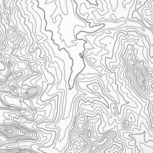Load image into Gallery viewer, Close look at Breckenridge&#39;s topographic map art. Clean lines give it a modern and minimalist style.
