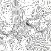 Load image into Gallery viewer, Zoomed in view of Longs Peak, Colorado poster with a topographic map.
